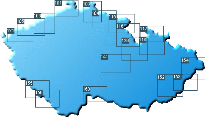 Klad list� �esk�ch map